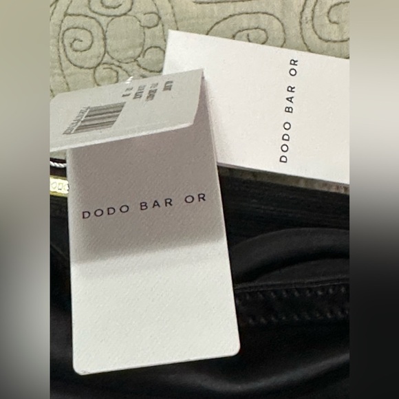 NEW Dodo Bar Or Black Silk Axl Skirt Sz Italian 38 Small Flaws - Picture 8 of 10